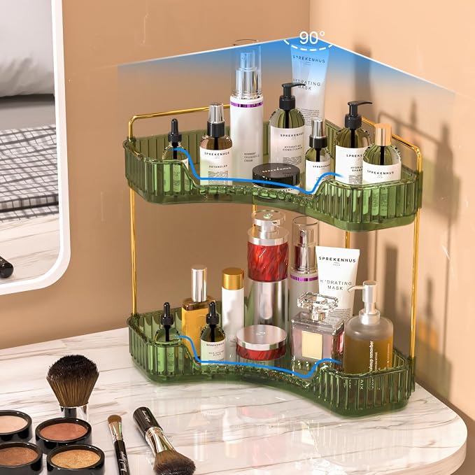 GTI 2 Tier Bathroom Counter Organizer, Makeup Organizer Perfume - Image 6