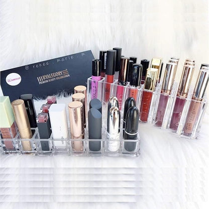 byAlegory Acrylic Lipstick & Acrylic Lip Gloss Organizer 48 Space Beauty - Image 6