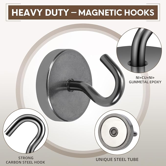 Neosmuk Magnetic Hooks Steel Tube Design - Image 5