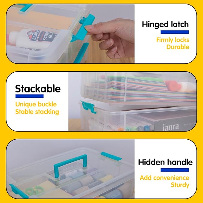 2 Layer Plastic Storage Containers - Image 4