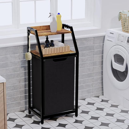 Laundry Hamper, Laundry Sorter, Rolling Laundry Basket - Image 9