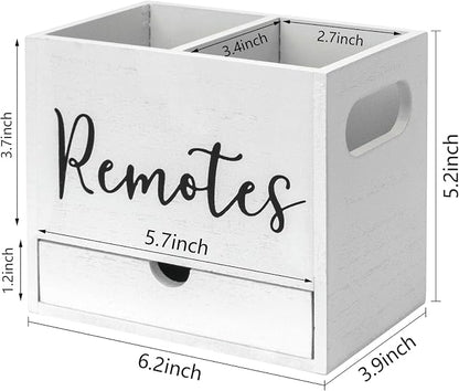 Remote Control Holder, 2 Slot TV Remote Holder& Desk Organizer - Image 3