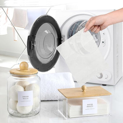 Glass Jars and Dryer Sheet Holder - Image 6