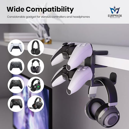 3-in-1 PC Gaming Headset&Controller Holder - Image 3