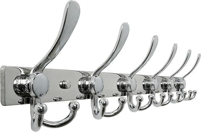Dseap Coat Rack Wall Mount 2.0 Pro: 24” Long, 3X Tougher, Heavy Duty Stainless by Dseap