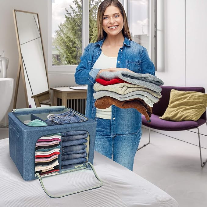 Sorbus Storage Bins with Divided Interior - Image 5