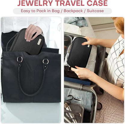 Jewelry Travel Case Organizer for Necklaces, Soft Sided - Image 5