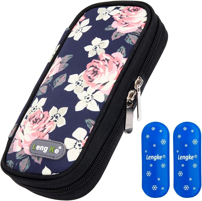 Insulin Cooler Travel Case TSA Approved, Insulin Pen Case, Medication Cooler by Lengke