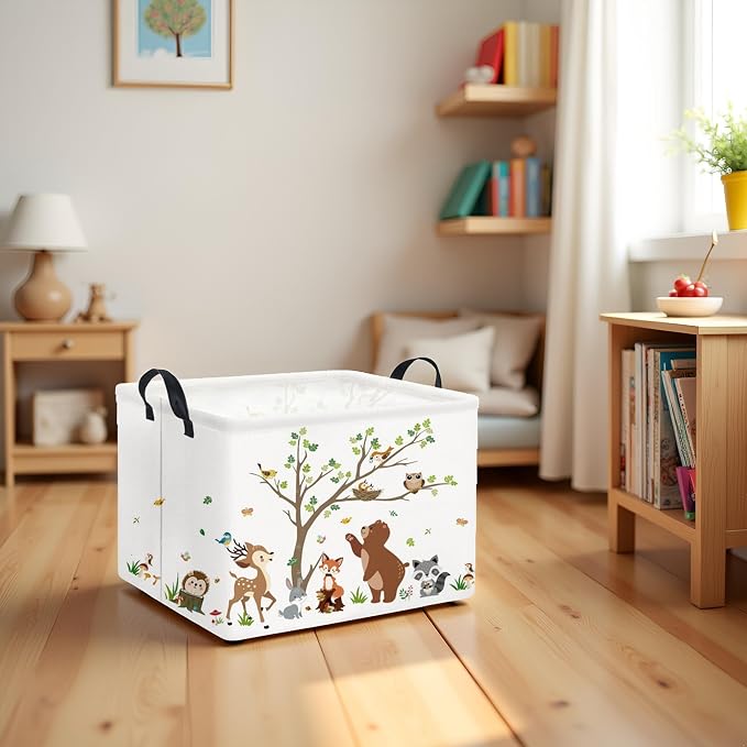 Rectangular Kids Storage Basket Baby Storage Basket - Image 5