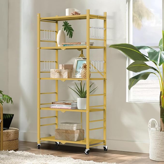 Himix 5-Tier Foldable Storage Shelves - Image 2