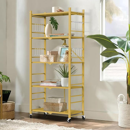 Himix 5-Tier Foldable Storage Shelves - Image 2