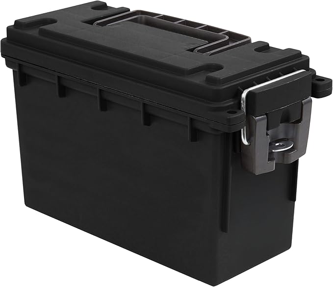 Sheffield Ammo Box Made in USA, Stackable Lockable Ammo Storage Box, Water and by Sheffield