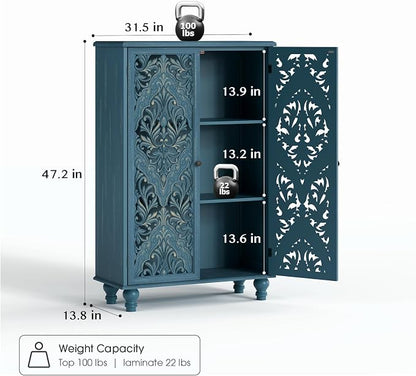 JOINICE 47" Tall Accent Cabinet - Image 2