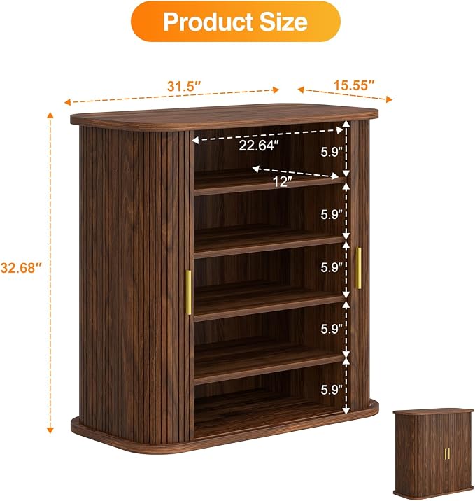 UNIQUITE Shoe Storage Cabinet - Image 2