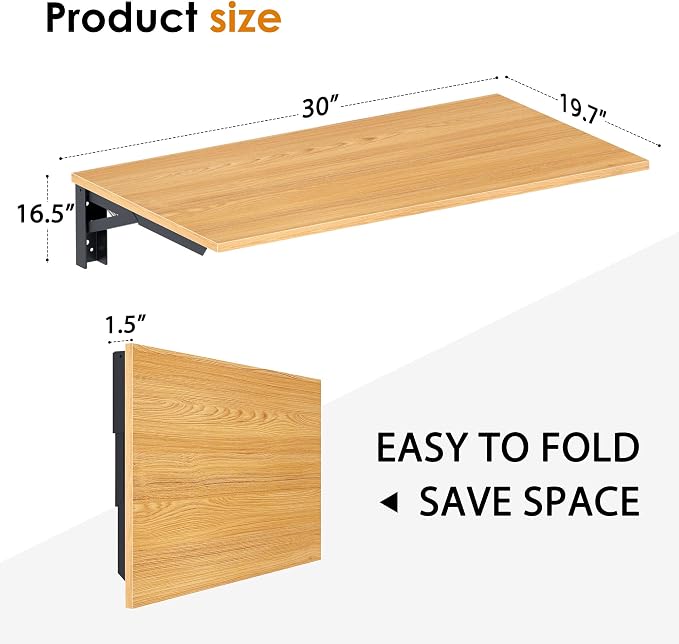 Need Small Fold Down Table Wall Mounted Heavy Duty Small Folding Wall Table - Image 3