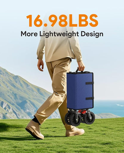 Wagon Carts Foldable, 180L Collapsible Foldable Wagon - Image 3