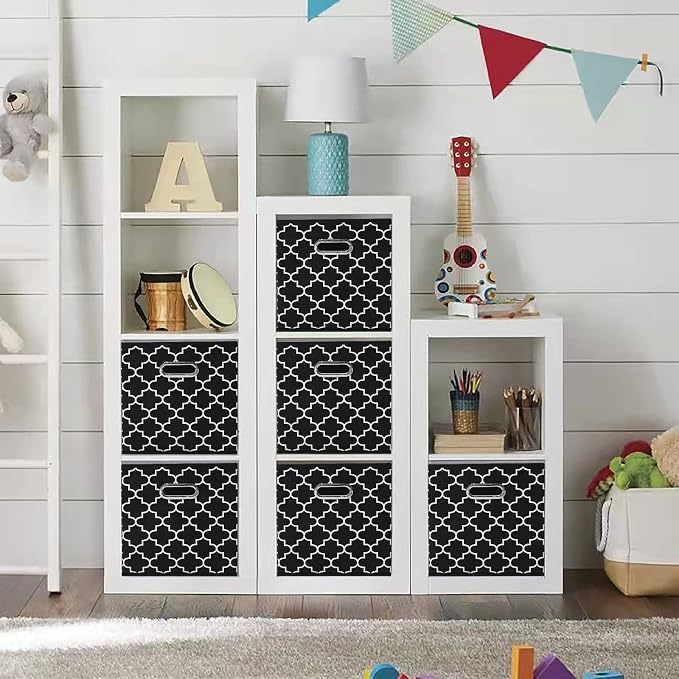 11 Inch Cube Storage Bins, Fabric Cube Organizer Bins - Image 4