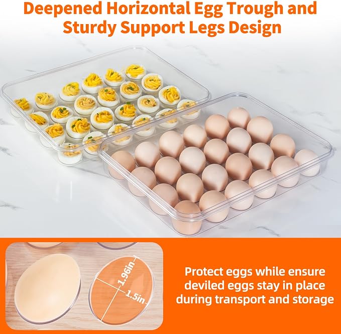 2 Pack Deviled Egg Containers - Image 5