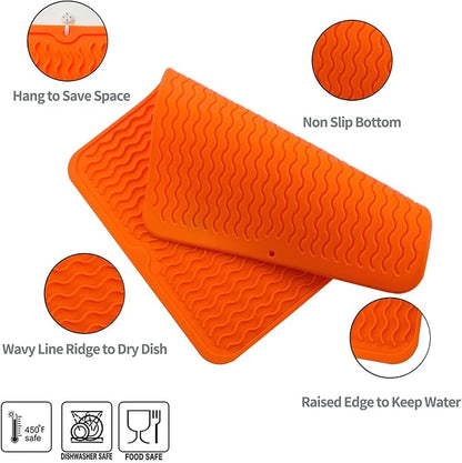 Silicone Dish Drying Mat for Multiple Usage, Easy clean, Eco-friendly, - Image 3