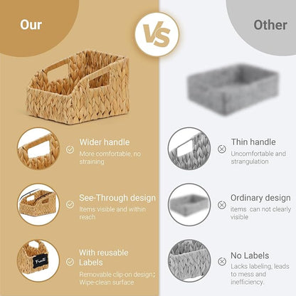 Pantry Organizers, Wicker Baskets - Image 5