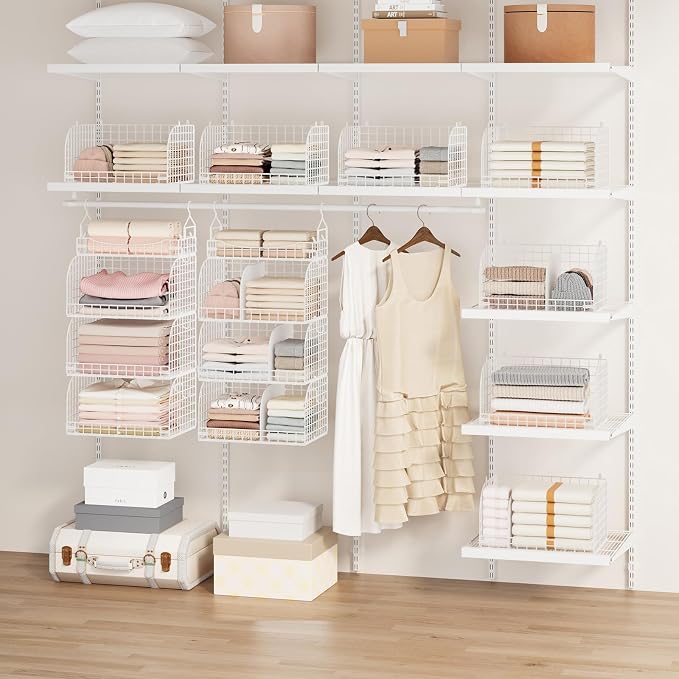 SWTYMIKI Hanging Closet Organizer Storage - Image 8