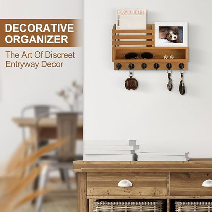 Key and Mail Holder Wall Mount, Key Hanger - Image 4
