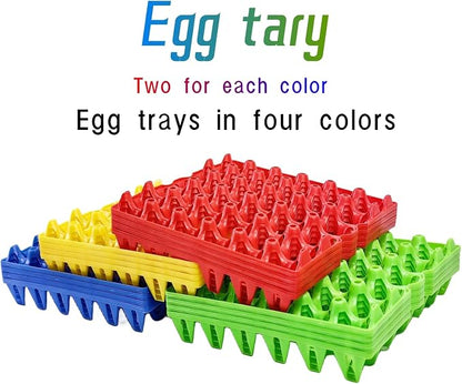 8-Pack Plastic Egg Tray Egg Crates 30-Egg Flats - Image 4