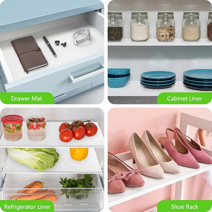 Shelf Liners for Kitchen Cabinets Non Adhesive Drawer Liner for Bathroom - Image 2