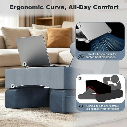 COZEER 3‑in‑1 Reading Pillow for Bed - Image 5