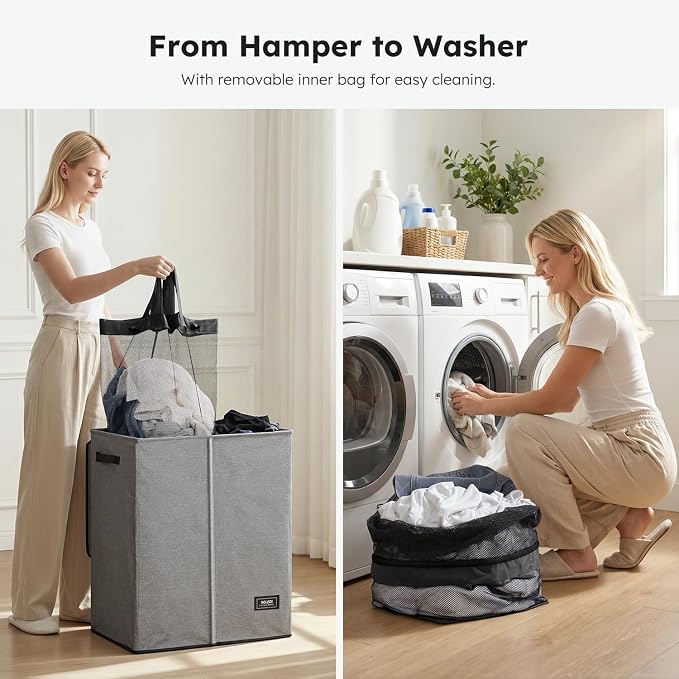 SOLEDI Double Laundry Basket - Image 5