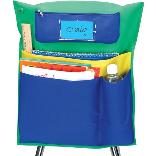 Really Good Stuff Deluxe Multi-Pocket Chair Pockets by ReallyGoodStuff