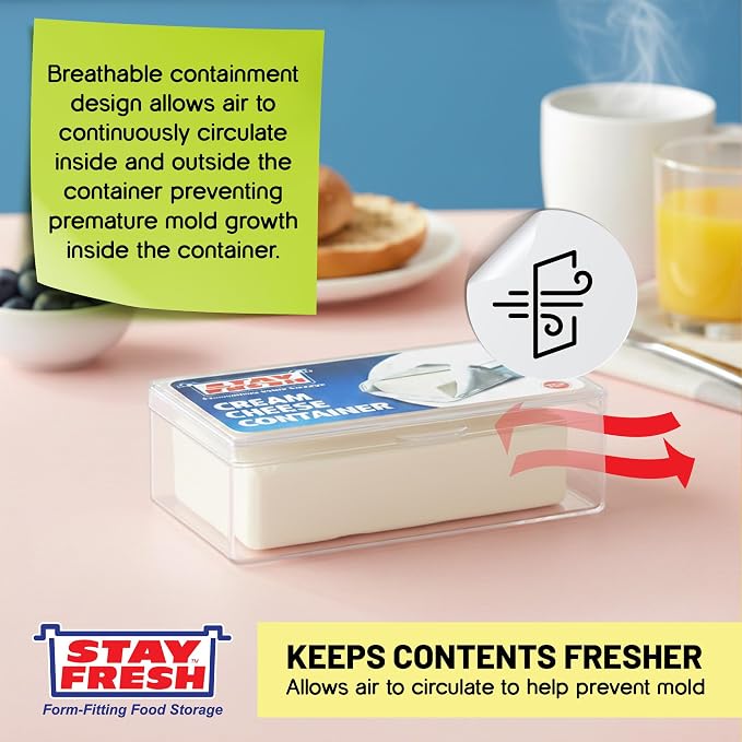 Stay Fresh Cream Cheese Container - Image 4