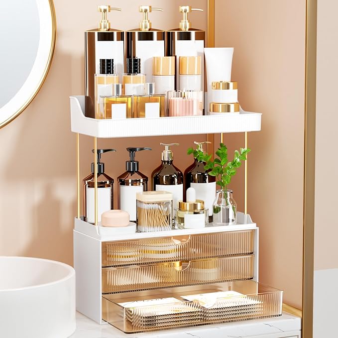 3 Drawers Makeup Organizer by Unknown