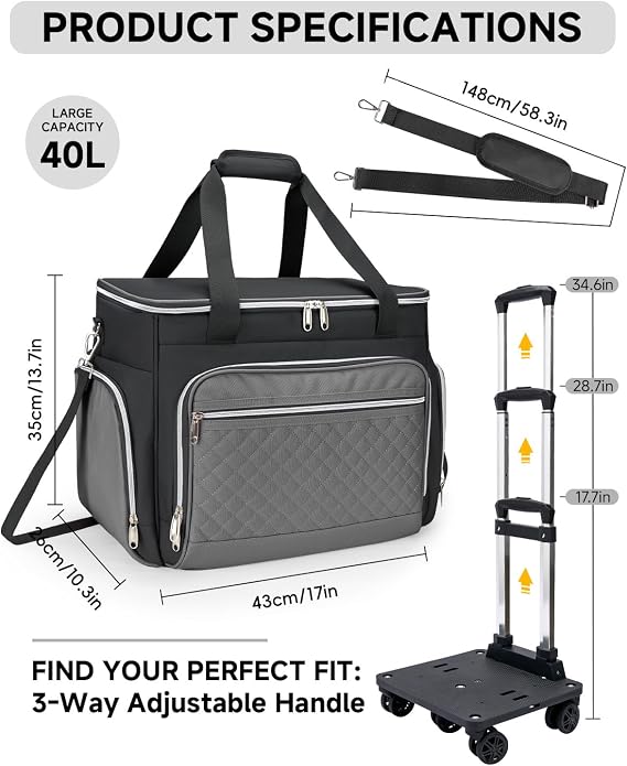 Amythe Rolling Teacher Tote Bag - Image 2