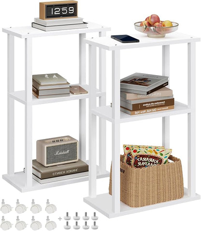 TUTOTAK Small Side Table, Narrow End Table, Bedside Table, Couch Side Table by ChoosetutotakFurnitureBuildYourCozyHome