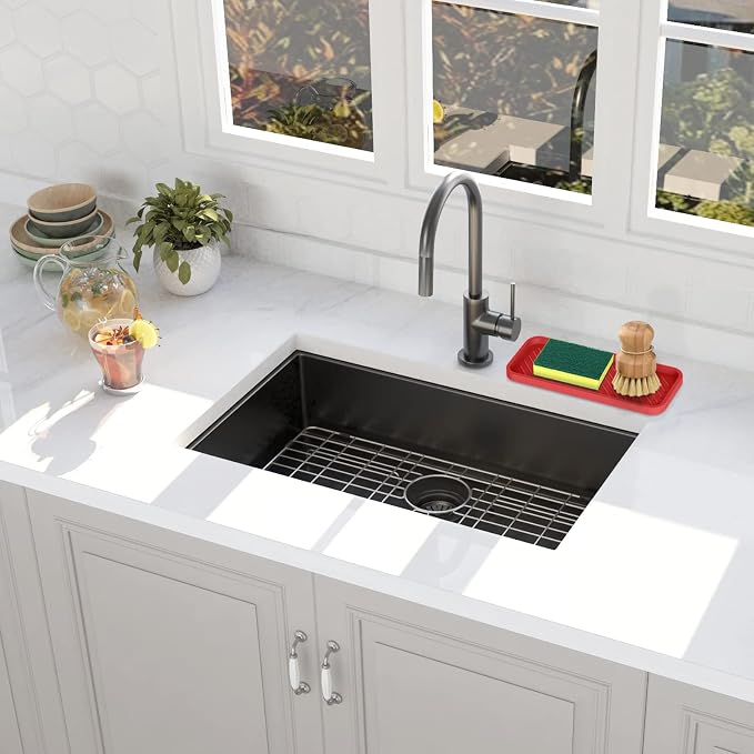 EG-SIPRO Kitchen Sink Organizer Tray, Sponge Holder - Image 6