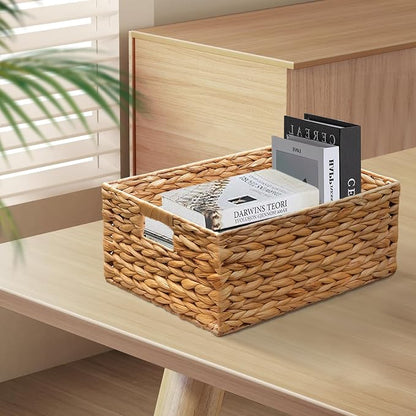 3 Pack Natural Water Hyacinth storage basket - Image 7
