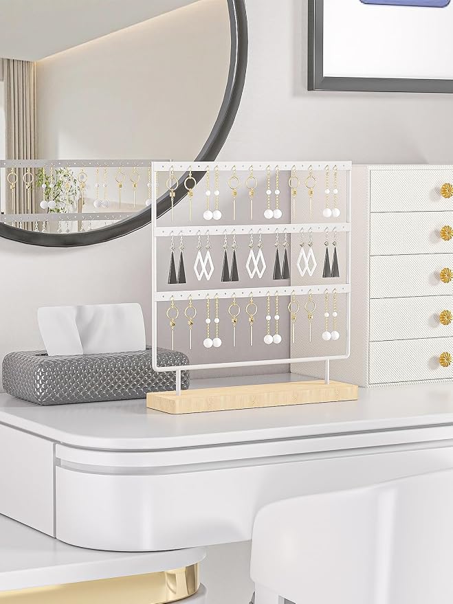 Earring Holder Organizer, Pierced Large Earrings Display Stand - Image 2