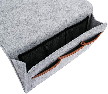 Bedside Caddy, 6 Pockets Large Size Bedside Storage Organizer Bedside Organizer - Image 4