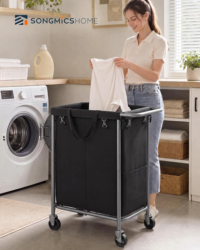 SONGMICS HOME Rolling Laundry Basket - Image 2