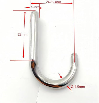 Heavy Duty Stainless Steel 316 Wall Hooks, Marine Grade Wall Hanger Key Hook - Image 5