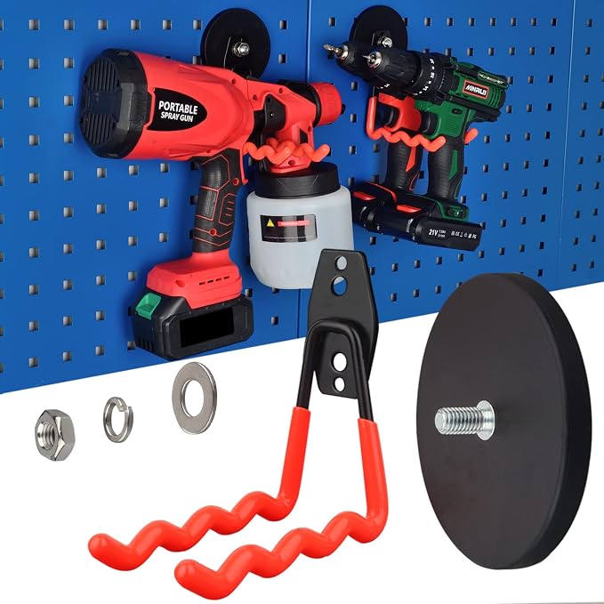 MUTUACTOR 2Packs Large Capability Heavy Duty Magnetic Hooks, Strong Magnet Hooks - Image 6