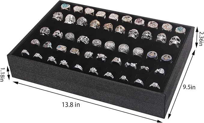 Julysky 2 PCS Stackable Ring Tray - Image 4