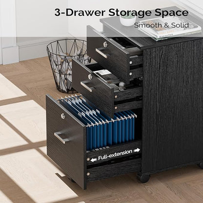 VINGLI 3-Drawer File Cabinet - Image 4
