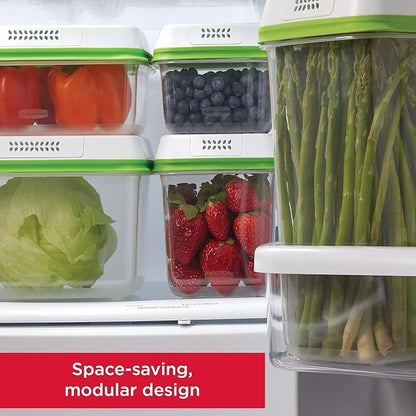 Rubbermaid FreshWorks Produce Saver, Medium and Large Storage Containers - Image 7