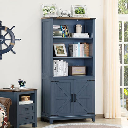 5 Tier Bookshelf 70in Tall Bookcase - Image 6
