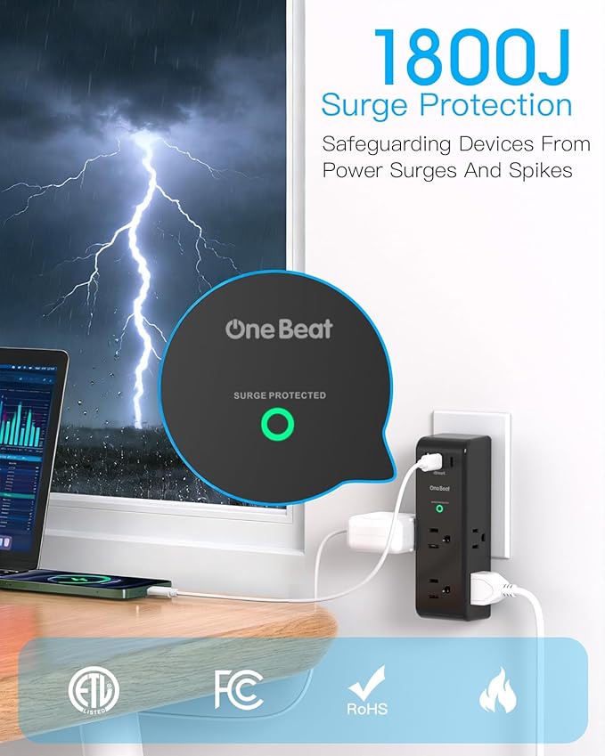 Surge Protector Outlet Extender - Image 5