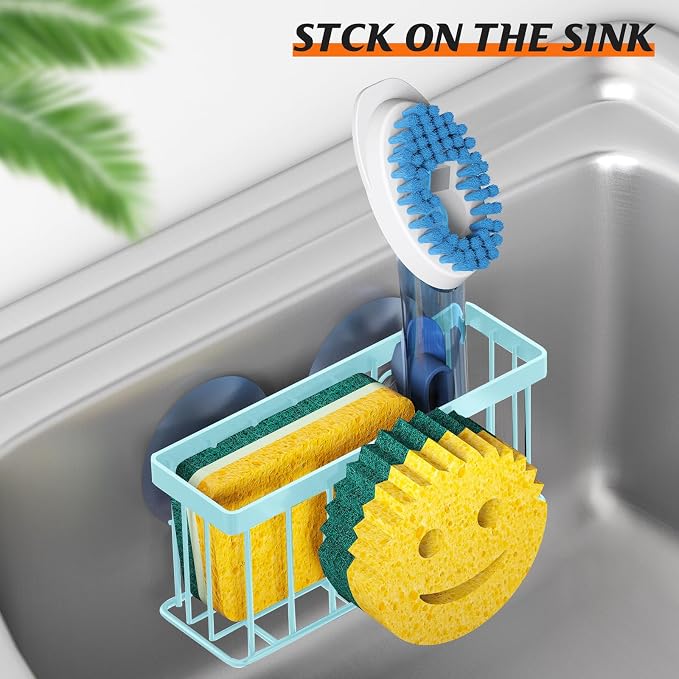 Sponge Holder Smiley Face, Sink Caddy - Image 5