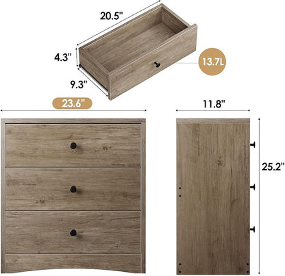 Nightstand, Bedside Tables, Farmhouse Wood Night Stand - Image 2