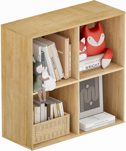 Book Shelf, Wooden Cube Storage Organizer by Unknown